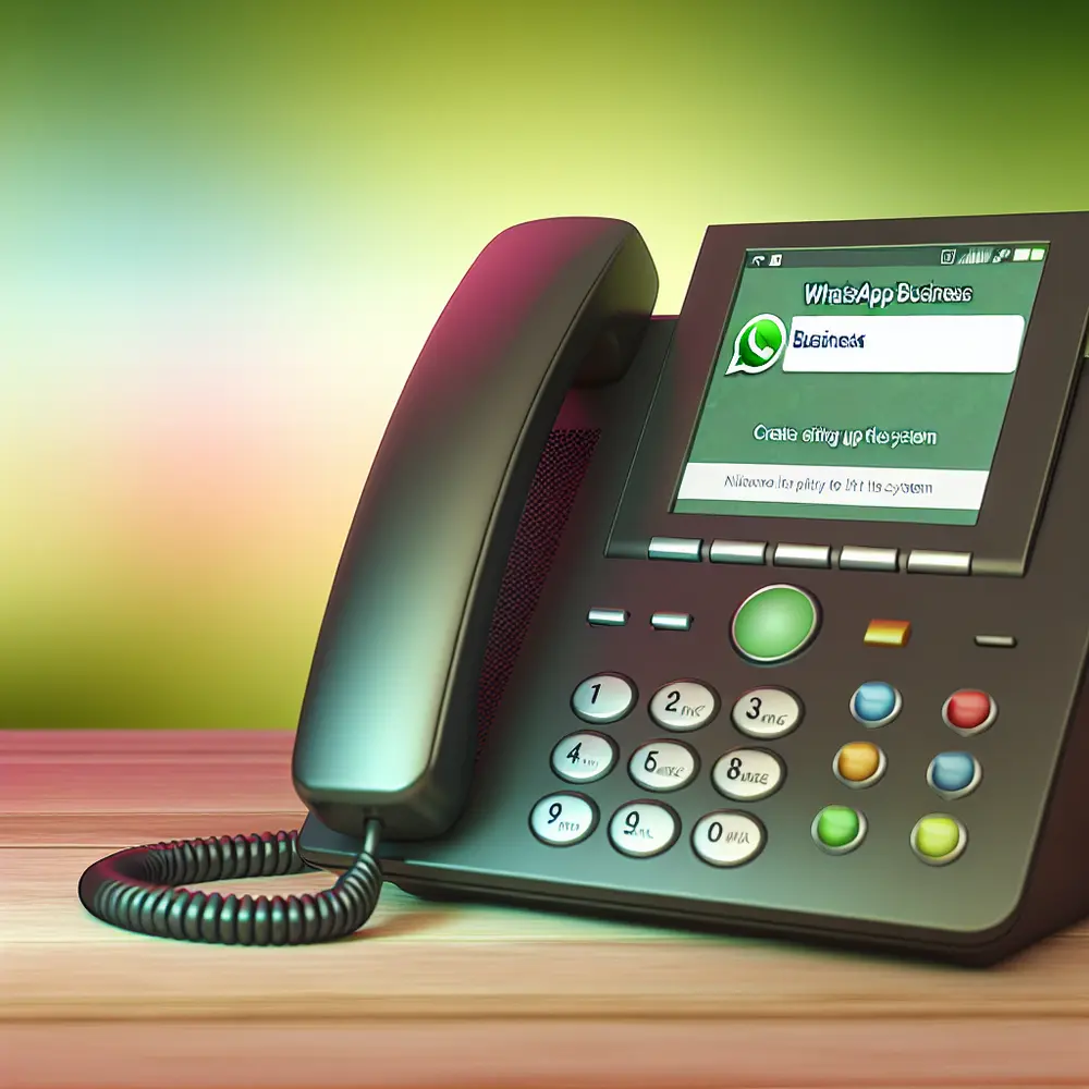 Whatsapp business avec telephone fixe comment configurer