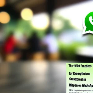 Les 10 Meilleures Pratiques pour une Relation Client Exceptionnelle sur WhatsApp