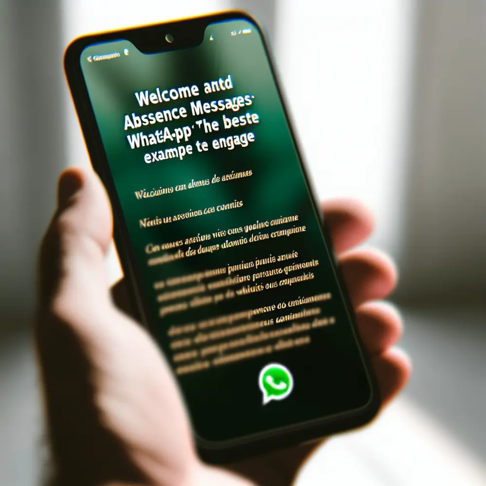 Messages d'Accueil et d'Absence WhatsApp : Les Meilleurs Exemples pour Engager