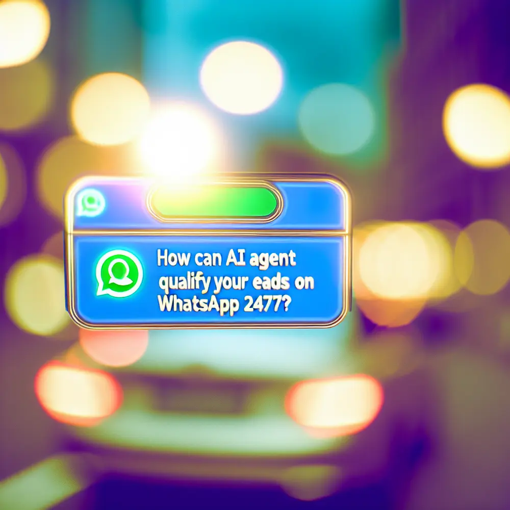 Comment un Agent IA peut Qualifier vos Prospects sur WhatsApp 24/7 ?
