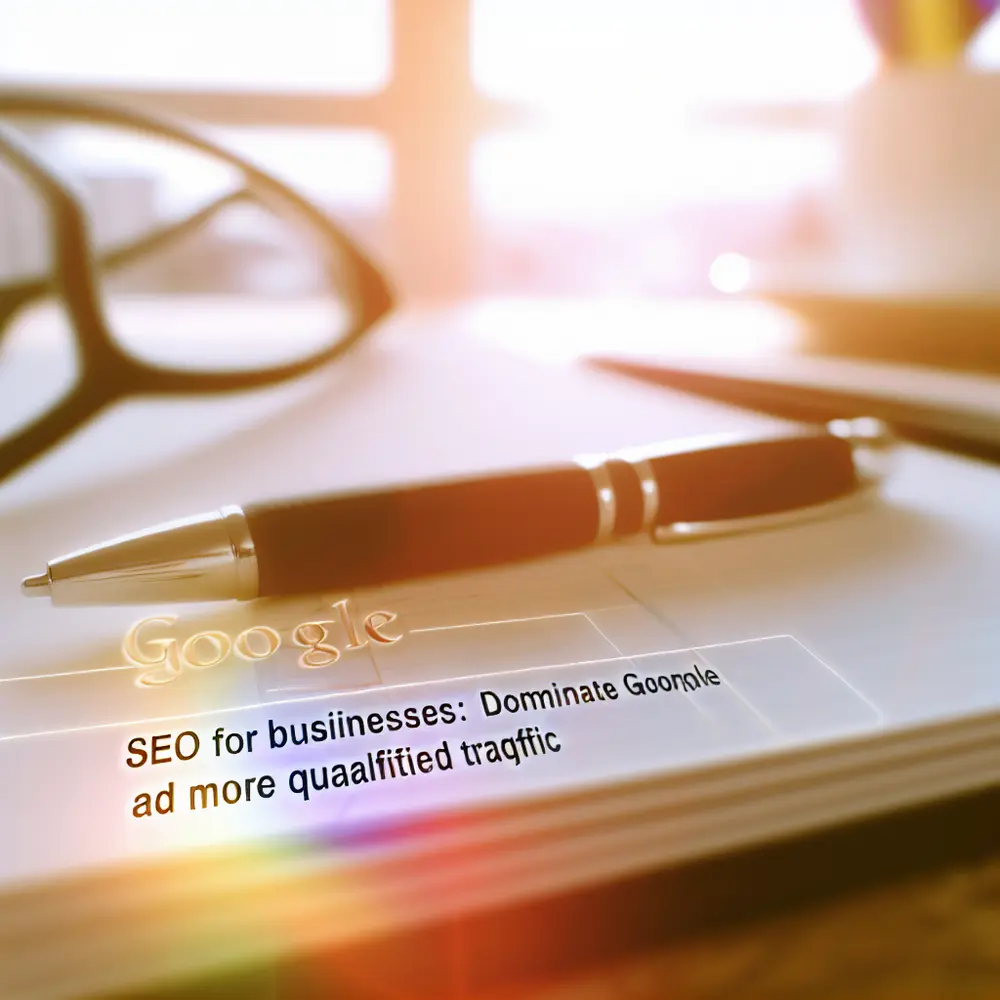 SEO pour Entreprises : Dominez Google et Attirez Plus de Trafic Qualifié