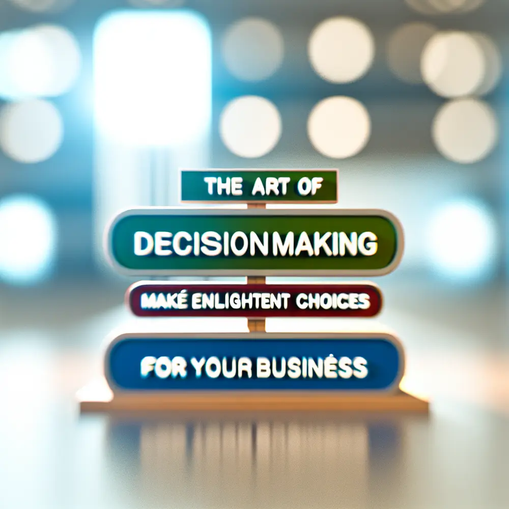 L'Art de la Décision : Prenez des Choix Éclairés pour Votre Entreprise