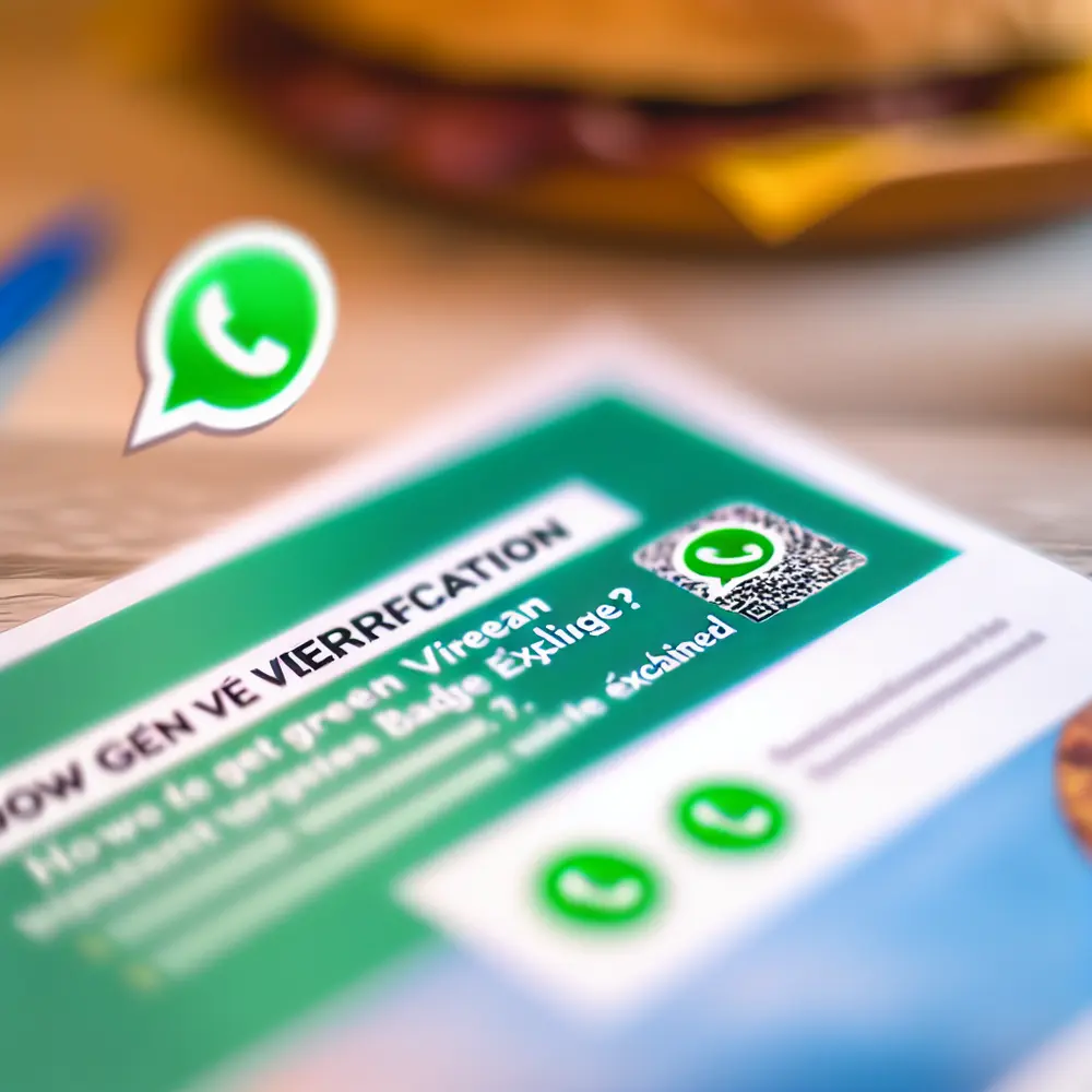 Comment Obtenir le Badge Vert de Vérification sur WhatsApp ? Le Processus Expliqué
