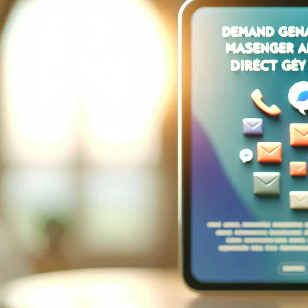 Génération de Demande : Messenger et Direct comme Outils Clés