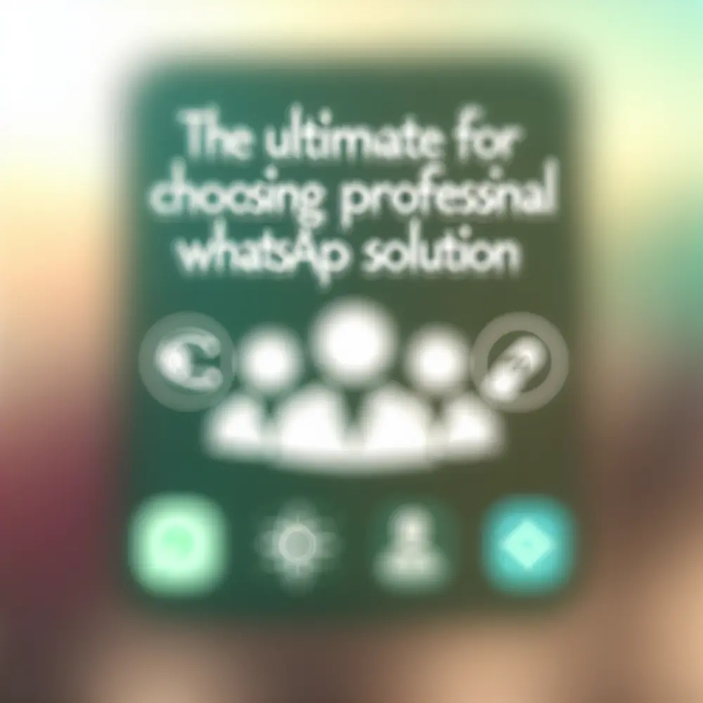 Le Checklist Ultime pour Choisir votre Solution WhatsApp Professionnelle