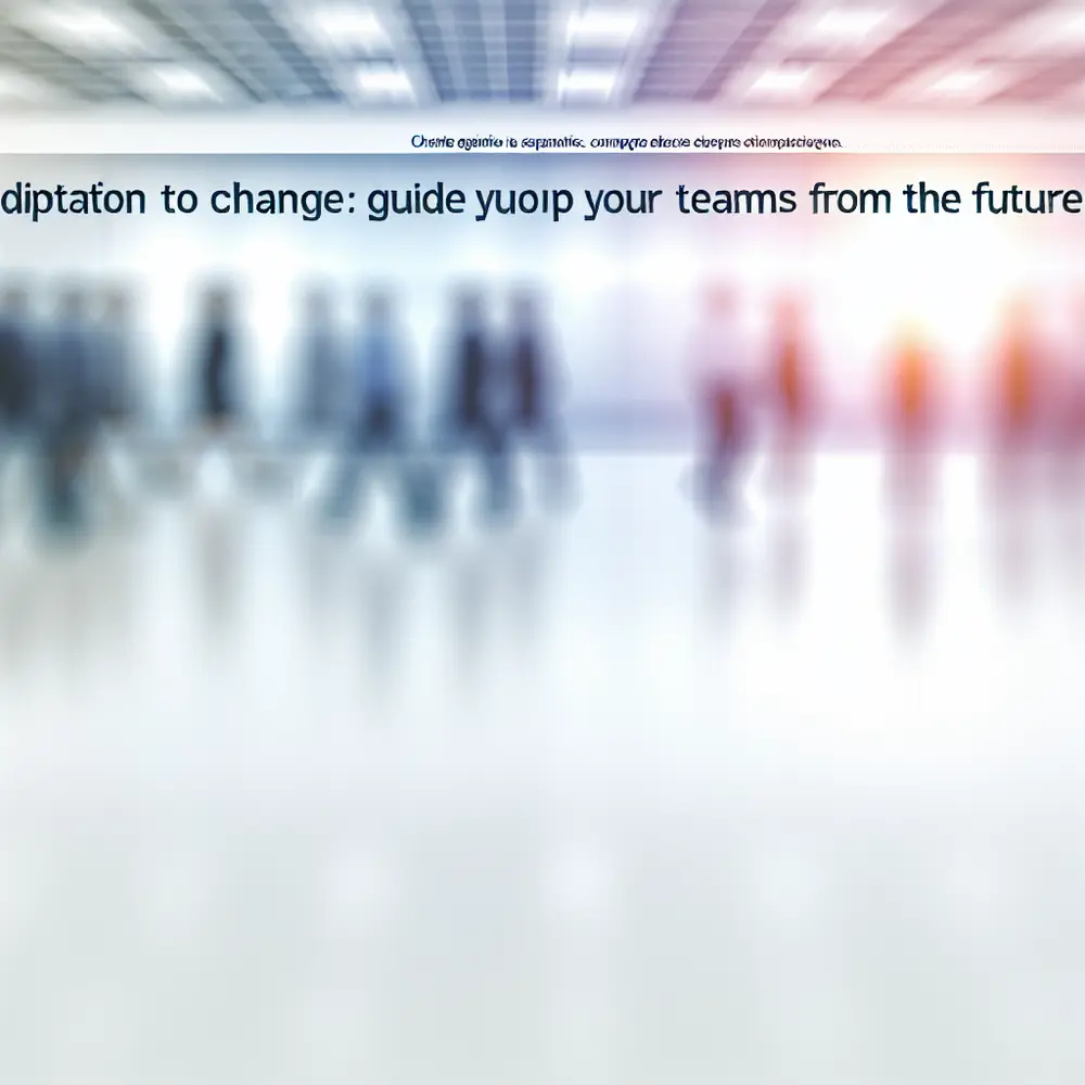 Adaptation au Changement : Accompagnez Vos Équipes vers l'Avenir