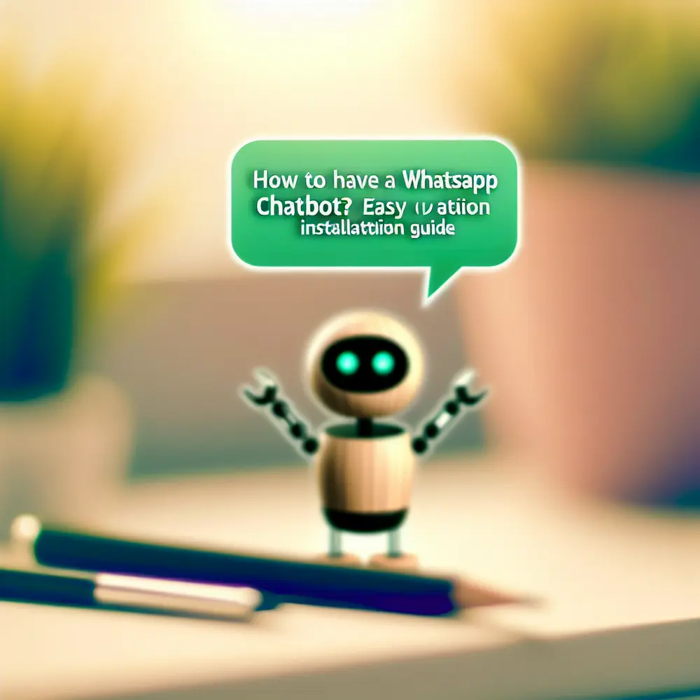 Comment avoir un chatbot WhatsApp ? Le Guide d'Installation Facile