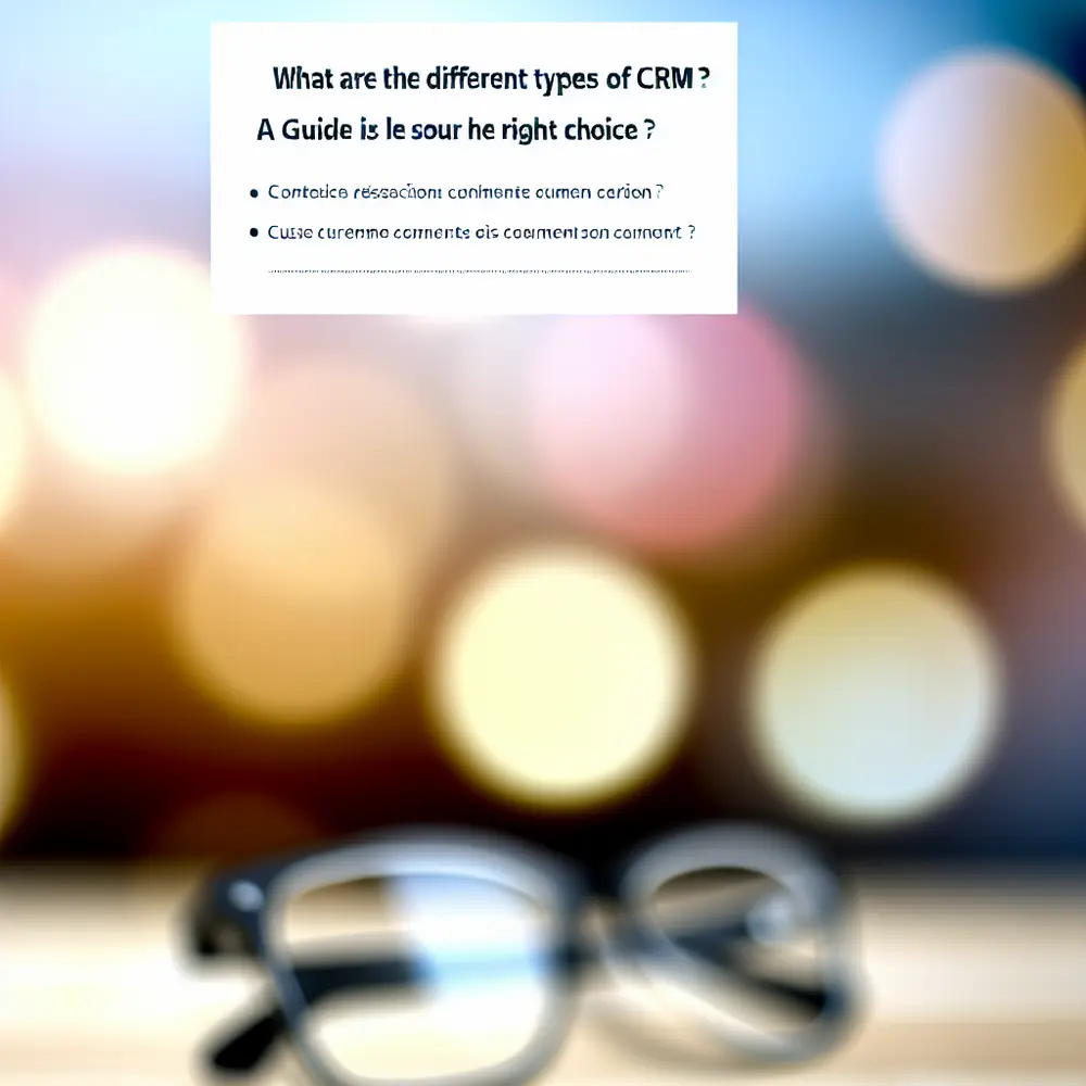 Quels sont les différents types de CRM ? Le Guide pour Bien Choisir