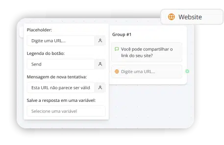 imput website