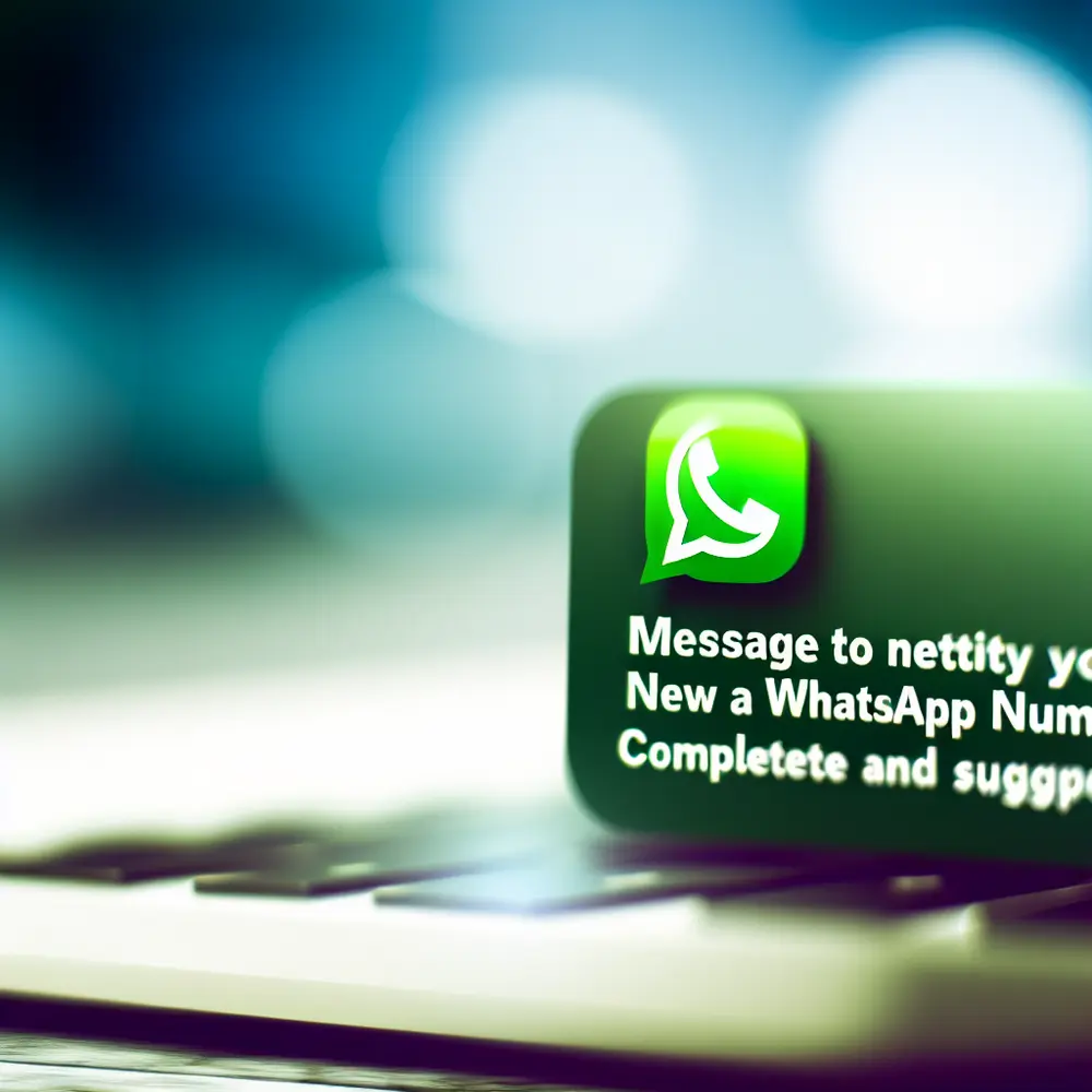 Messaggio per notificare un nuovo numero whatsapp guida completa e suggerimenti