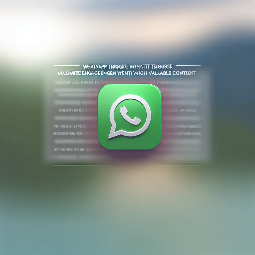 Disparatore WhatsApp: Massimizza l'Engagement con Contenuti di Valore