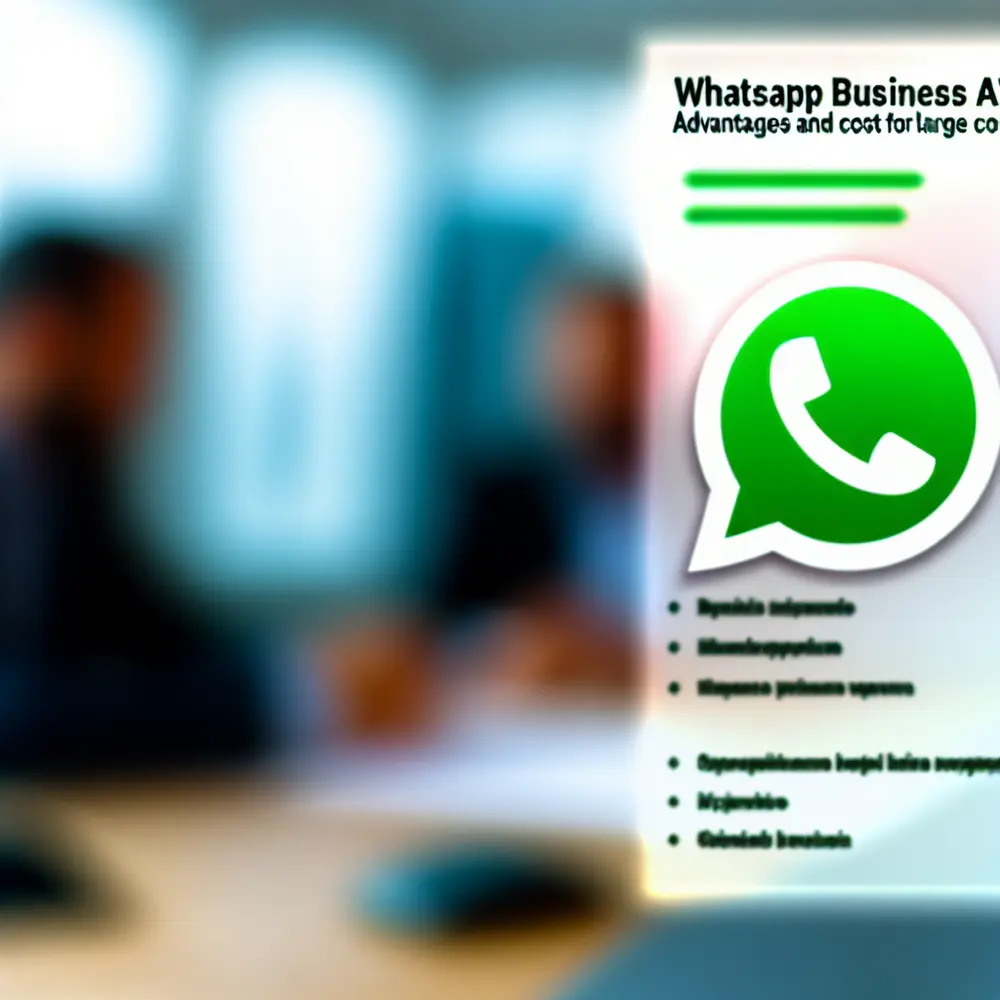 WhatsApp Business API: Vantaggi e Costi per le Grandi Aziende