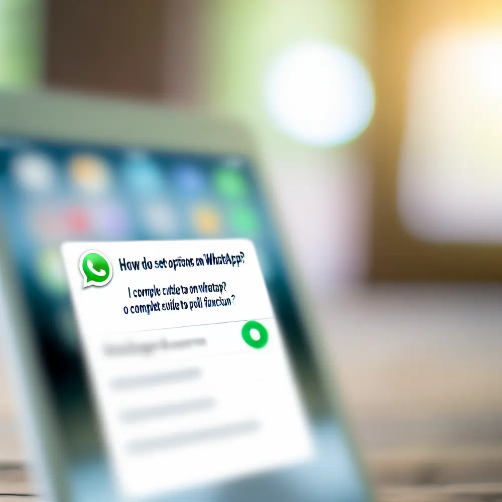Come si mettono le opzioni su WhatsApp? La Guida Completa alla Funzione Sondaggi