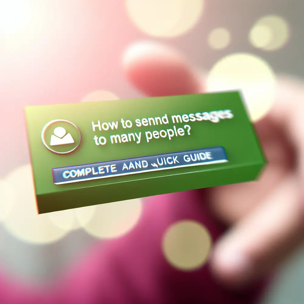 Come mandare messaggi a tante persone? Guida Completa e Veloce