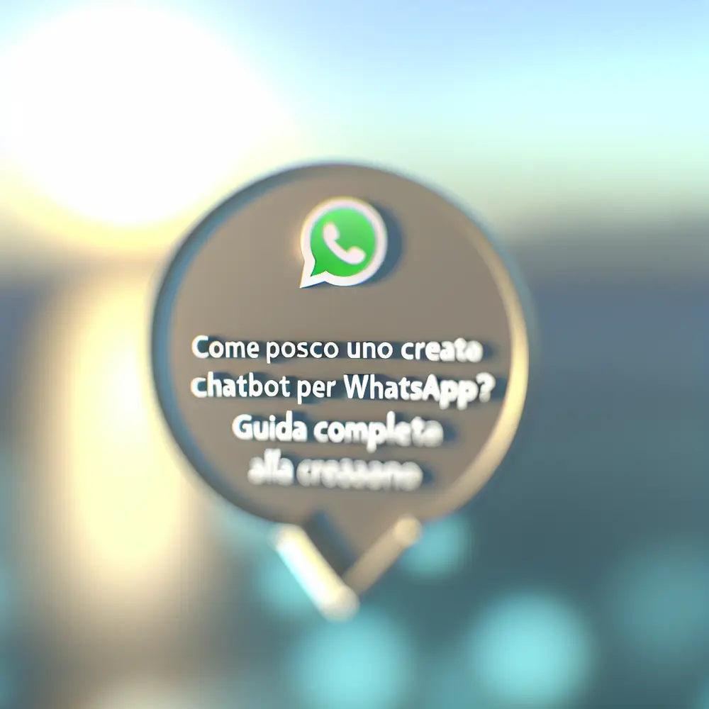 Come posso creare un chatbot per WhatsApp? Guida Completa alla Creazione