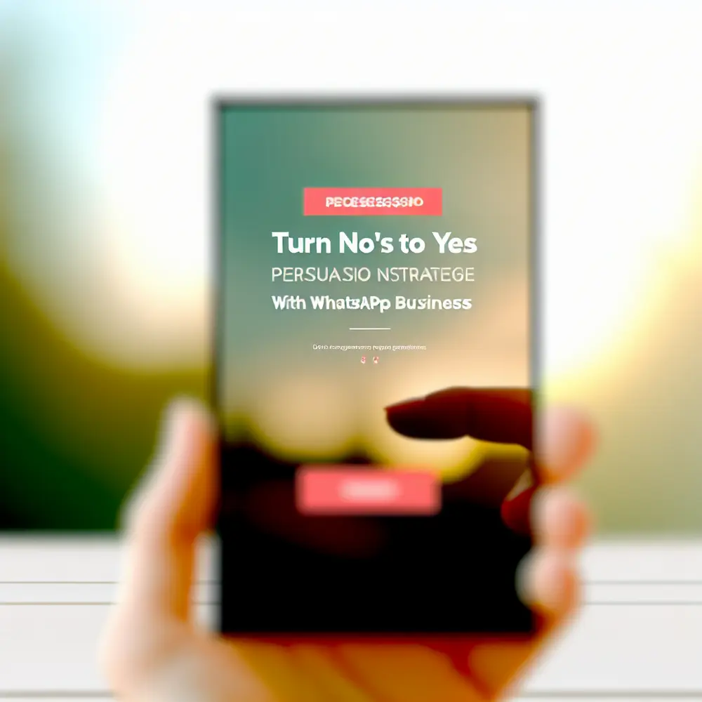 Trasforma i No in Sì: Strategie di Persuasione con WhatsApp Business