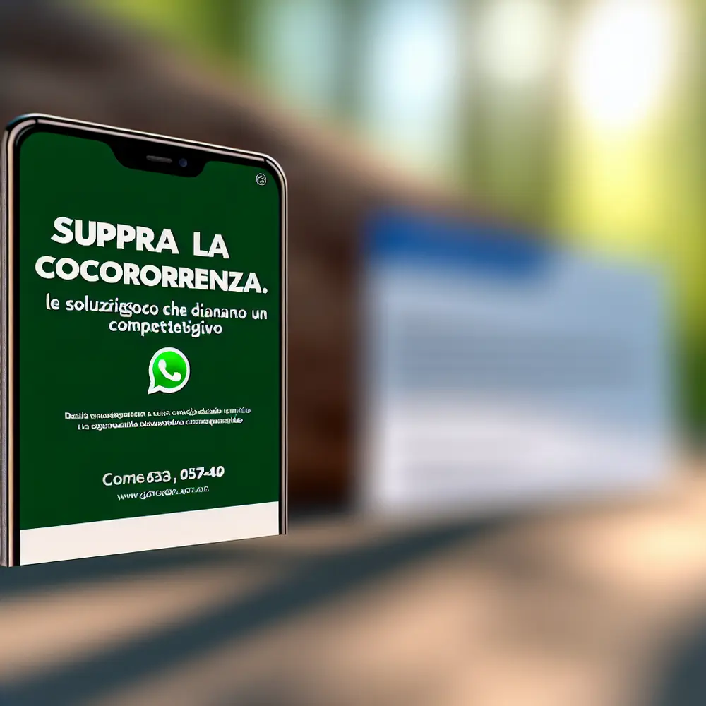 Supera la Concorrenza: Le Soluzioni WhatsApp che Ti Danno un Vantaggio Competitivo