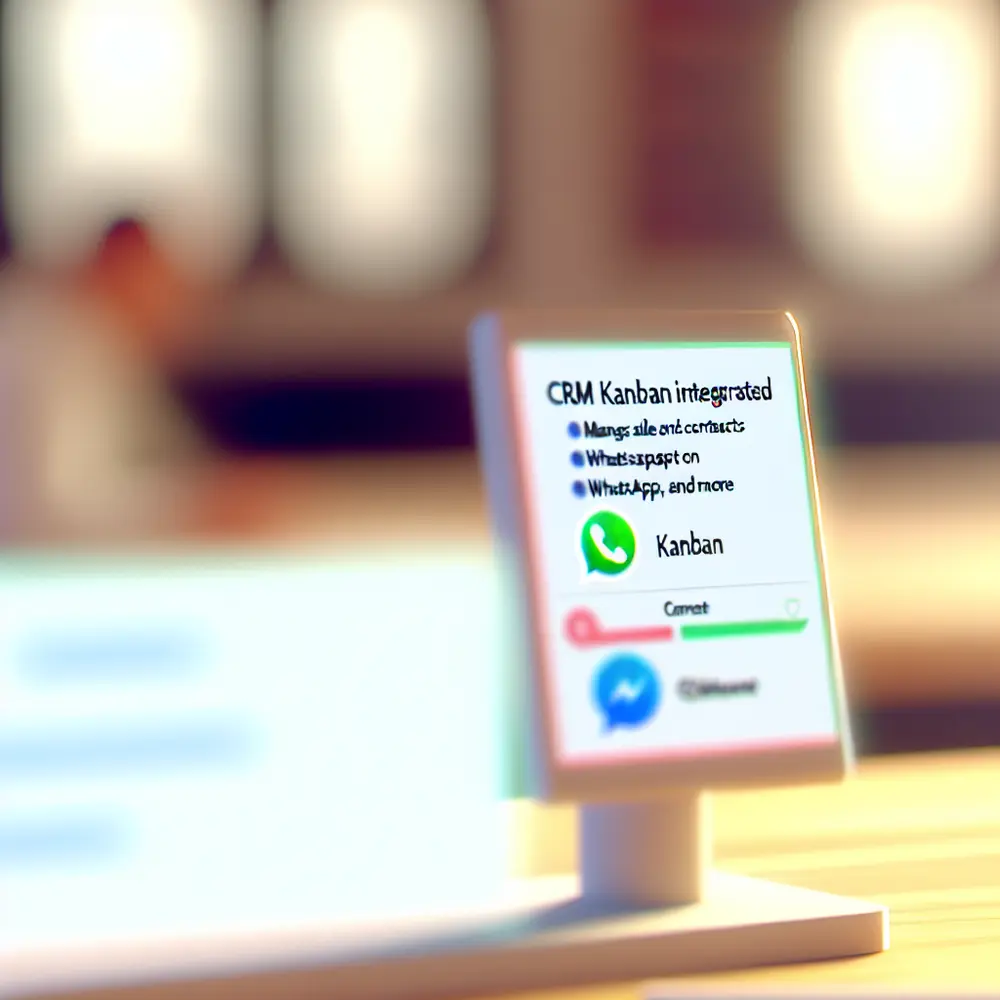 CRM Kanban Integrato: Gestisci Vendite e Contatti su WhatsApp, Messenger e Altro