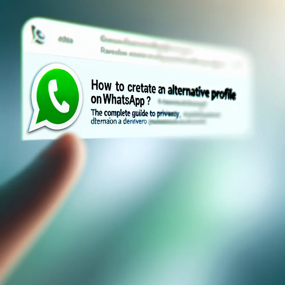 Come si crea un profilo alternativo su WhatsApp? La Guida Completa per la Privacy