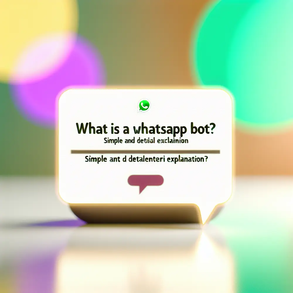 Che cos'è un bot su WhatsApp? Spiegazione Semplice e Dettagliata