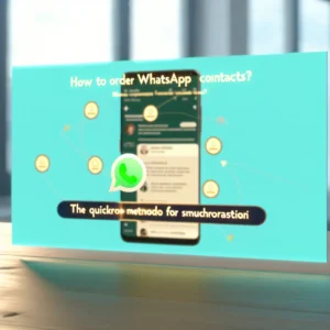Come ordinare contatti WhatsApp? Il Metodo Rapido per la Sincronizzazione