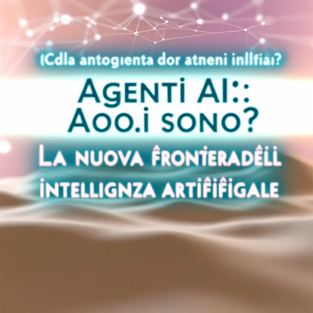 Agenti AI: Cosa Sono? La Nuova Frontiera dell'Intelligenza Artificiale
