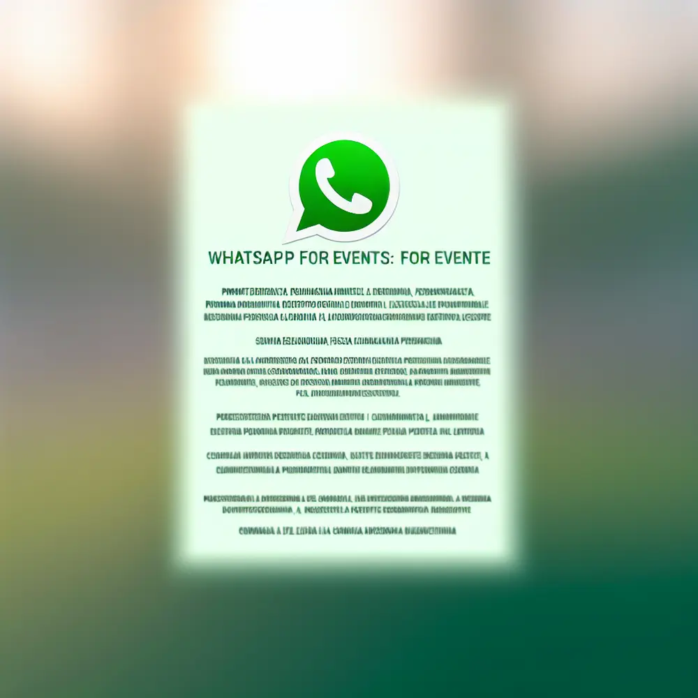 WhatsApp per Eventi: Promuovi, Ricorda e Coinvolgi la Tua Audience in Massa