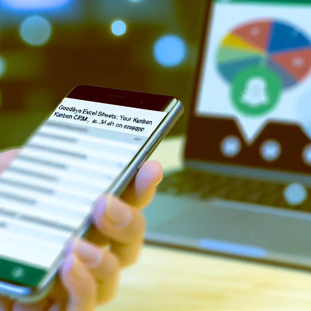 Addio Fogli Excel: Il Tuo CRM Kanban per WhatsApp, Tutto in Un Unico Posto