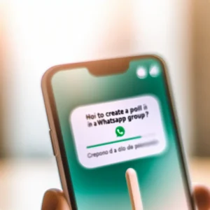 Come si crea un sondaggio in un gruppo WhatsApp? Guida Passo dopo Passo