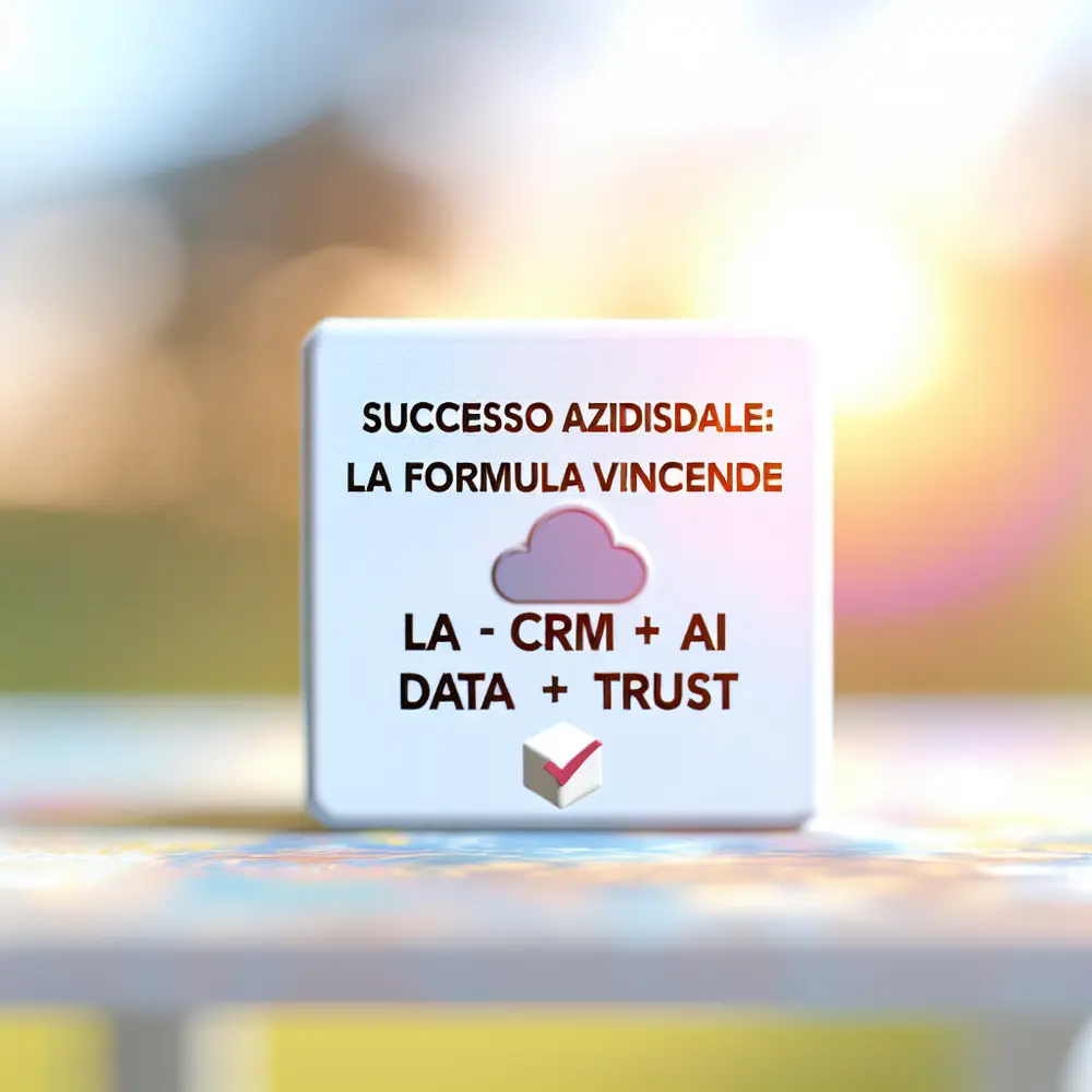Successo Aziendale: La Formula Vincente: CRM + AI + Data + Trust