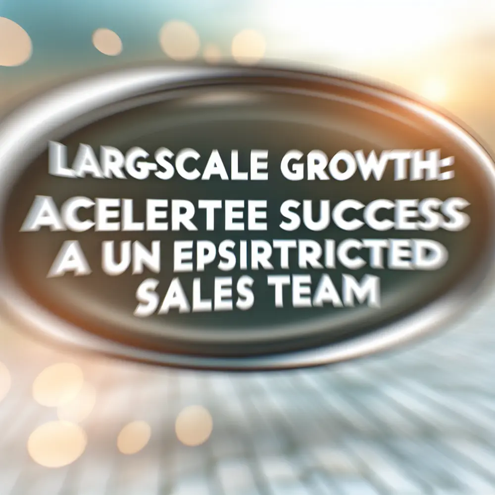 Crescita su Larga Scala: Accelera il Successo con un Team di Vendita Senza Limiti