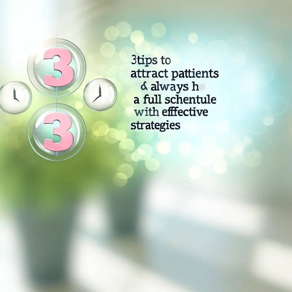 3 Consejos Para Captar Pacientes y Mantener la Agenda Siempre Llena con Estrategias Eficientes