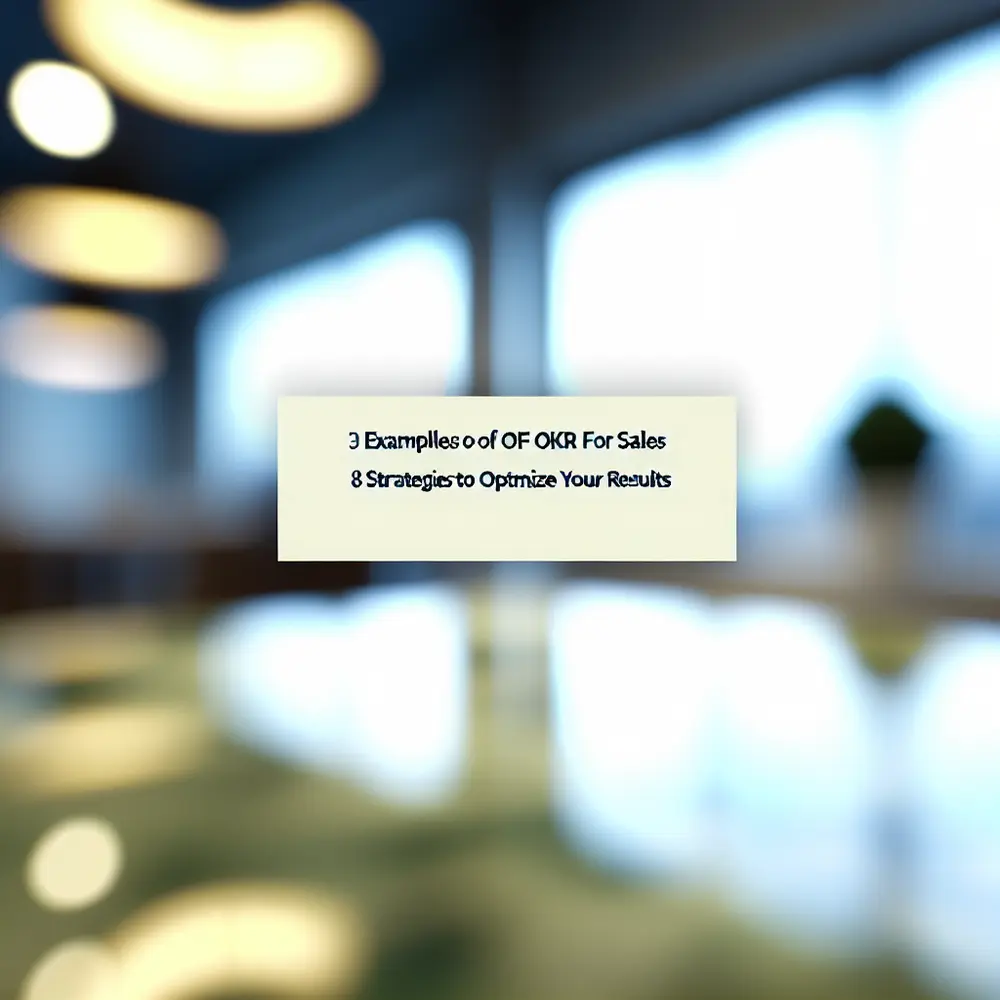 3 Examples of OKR for Sales: 8 Strategies to Optimize Your Results