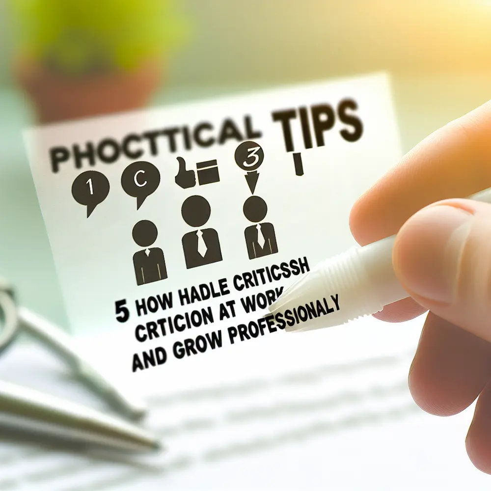 5 Consejos Prácticos sobre Cómo Manejar Críticas en el Trabajo y Crecer Profesionalmente