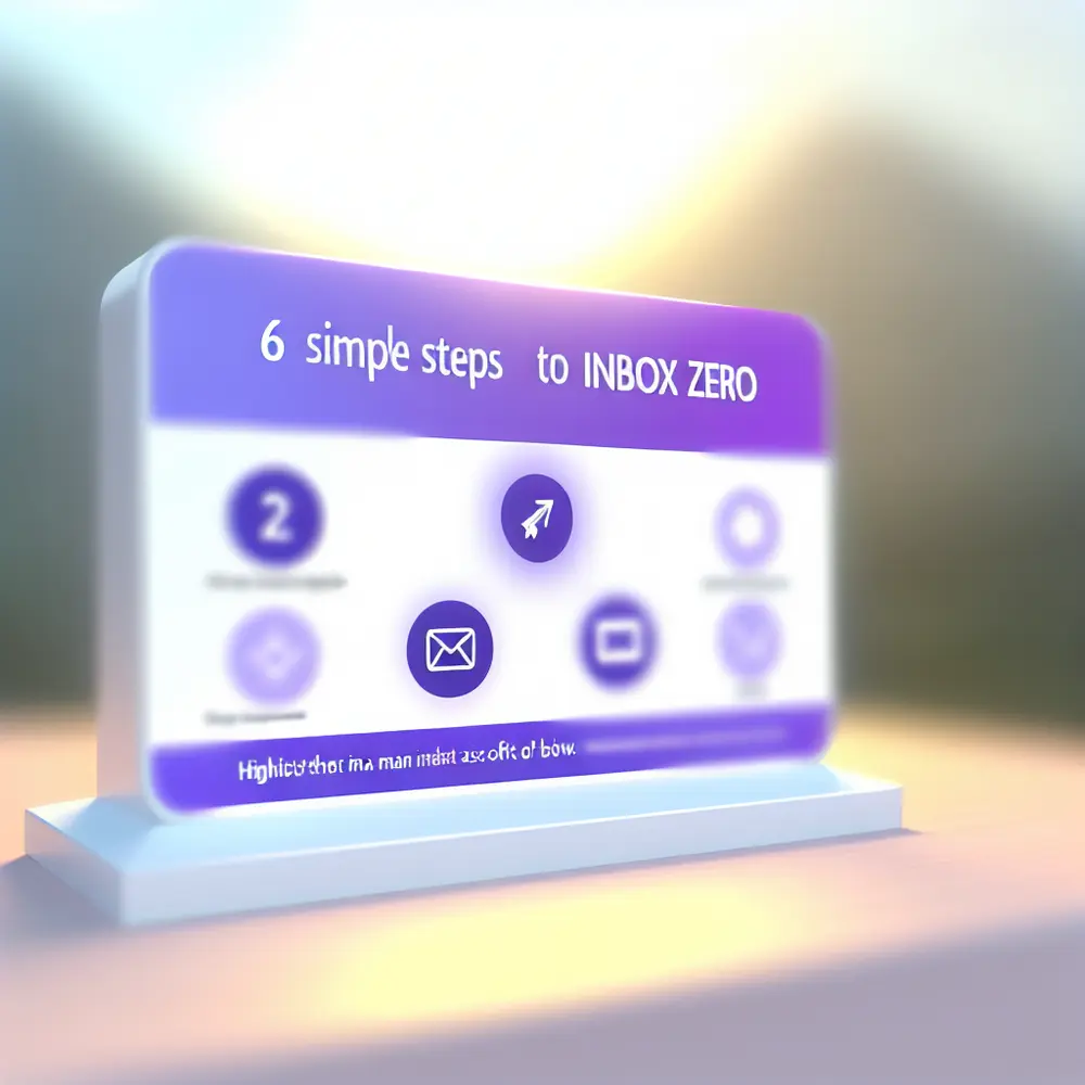 6 Passos Simples para Chegar ao Inbox Zero