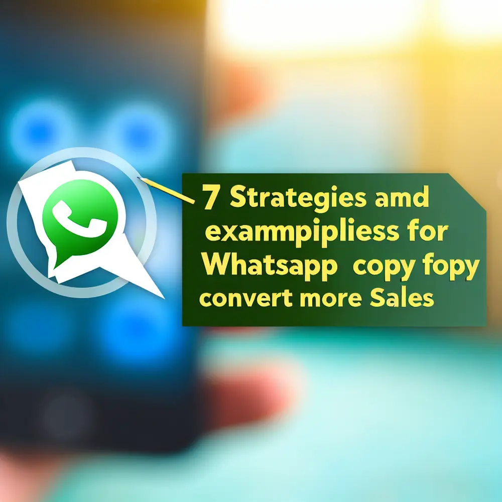 7 Strategies and Examples of WhatsApp Copy to Boost Sales