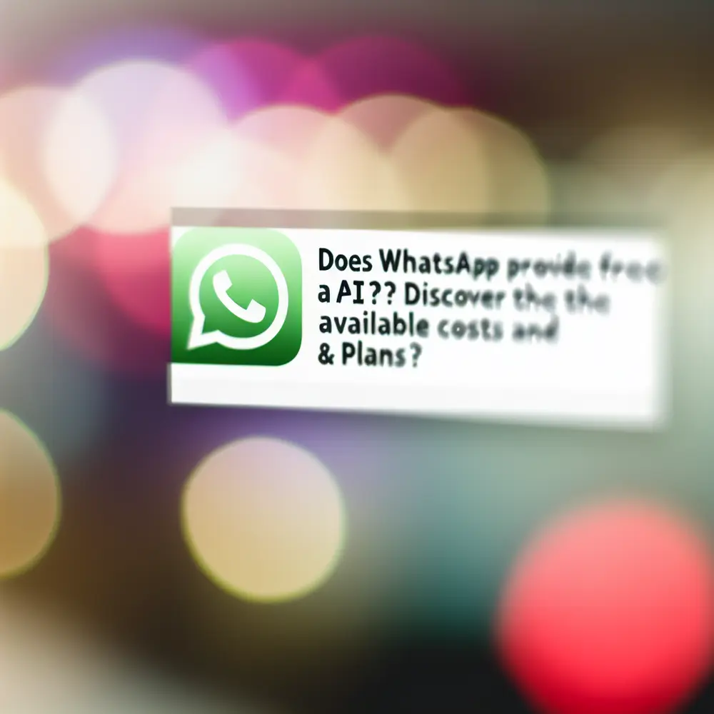 A WhatsApp fornece API gratuita? | Descubra os custos e planos disponíveis