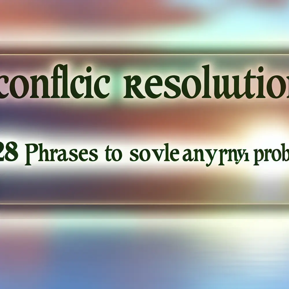Gestión de Conflictos: 28 Frases para Solucionar Cualquier Problema