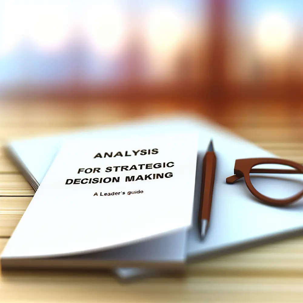 Analysis for Strategic Decision Making: A Guide for Leaders