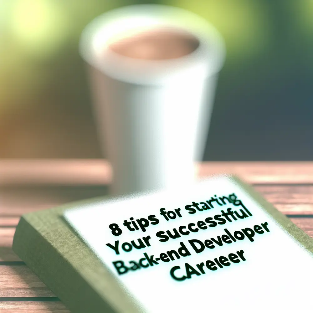 Back-end Developer: 8 Tips to Successfully Start Your Career