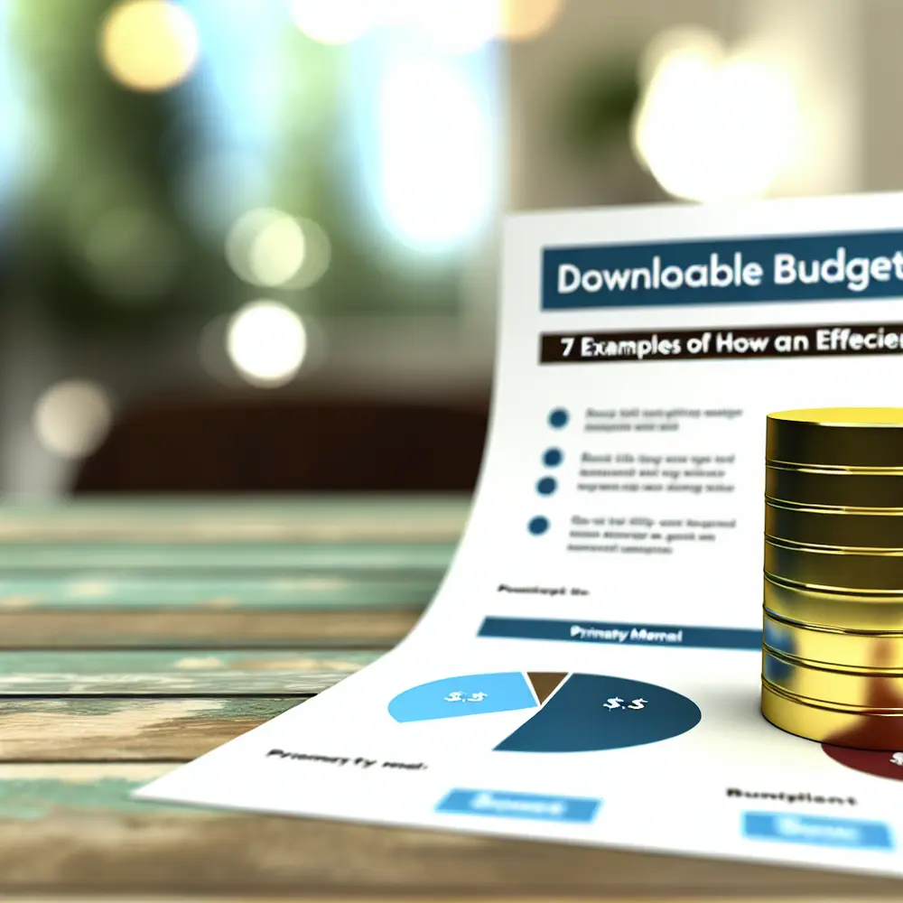 Budget Template for Download: 7 Examples of How to Create an Efficient Budget