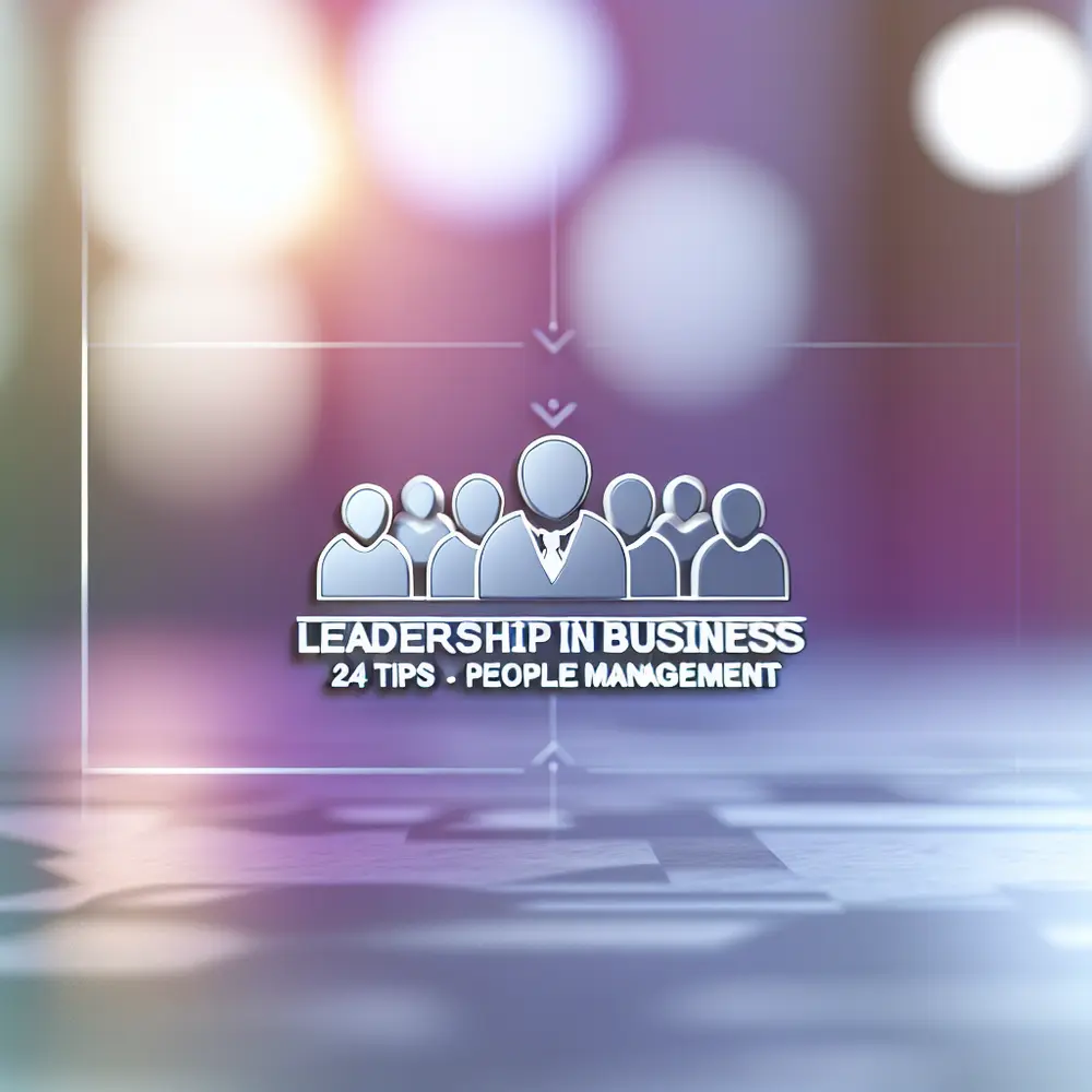 Business Leadership: 24 Tips for People Management