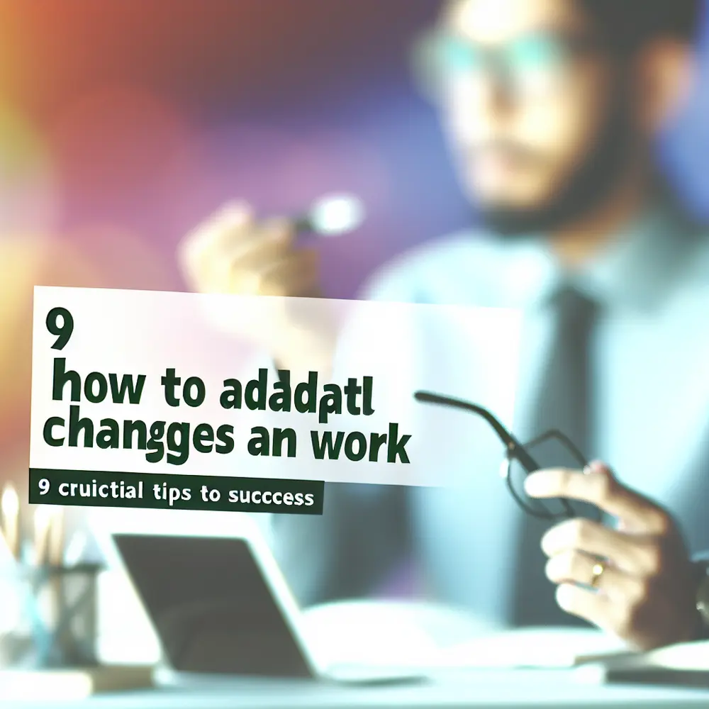 Cómo Adaptarse a Cambios en el Trabajo: 9 Consejos Cruciales para el Éxito