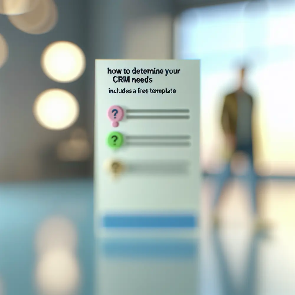 Cómo Determinar Sus Necesidades de CRM (Incluye una Plantilla Gratuita)