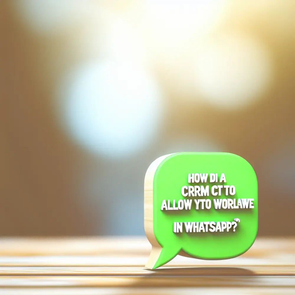 Como um CRM Permite Criar Fluxos de Trabalho no WhatsApp?