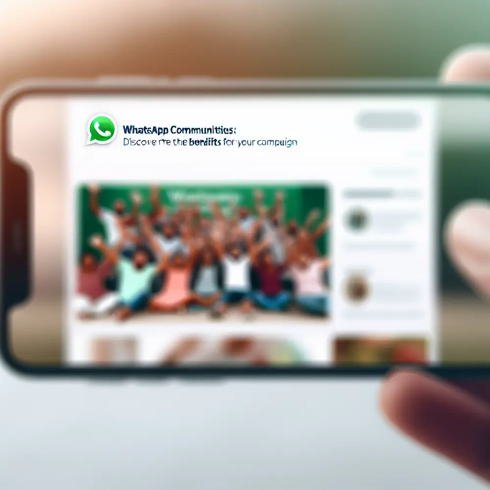 Comunidades de WhatsApp: Conozca las Ventajas para Su Campaña