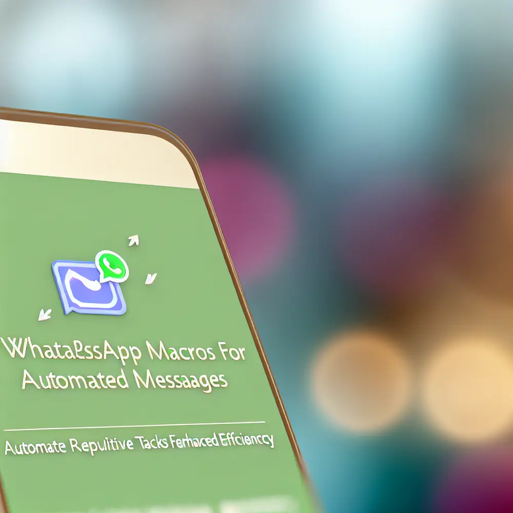 Creación de Macros para Envíos de WhatsApp: Automatiza Tareas Repetitivas y Gana Eficiencia