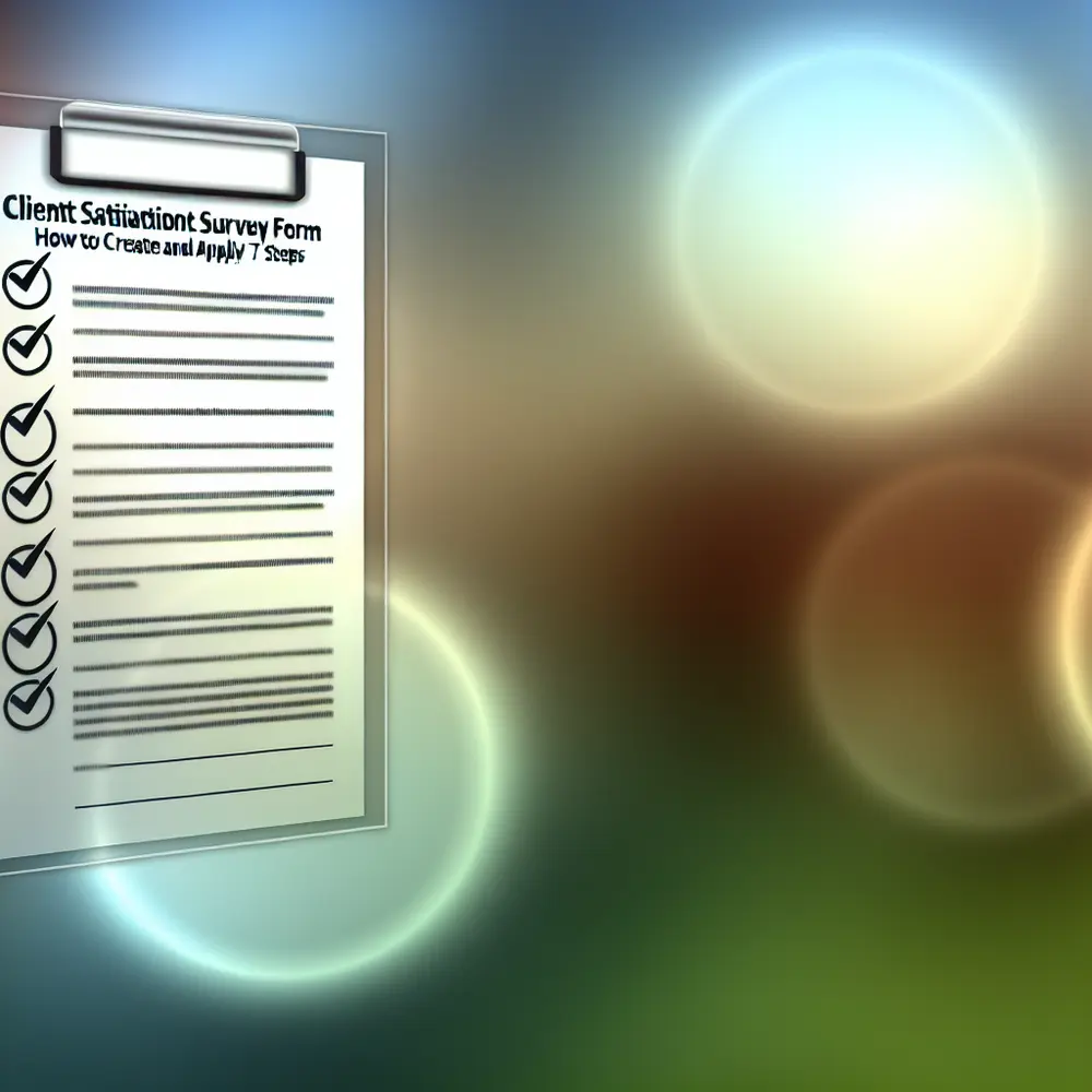 Customer Satisfaction Survey Form: How to Create and Apply in 7 Steps