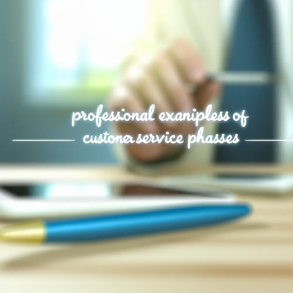 Effective phrases for customer service professional examples
