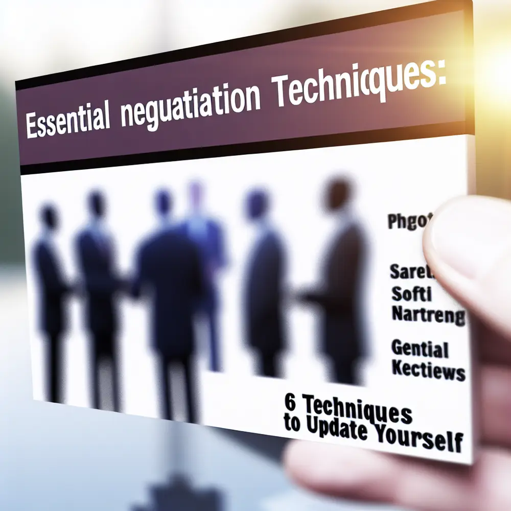 Essential Negotiation Techniques: 6 Strategies to Update Your Skills